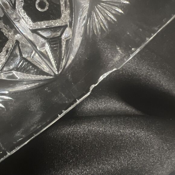 Cambridge Marjorie 2631 Near Cut Clear Glass Round Butter Dish w Lid EAPG - Picture 9 of 9